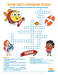 Water Safety Crossword