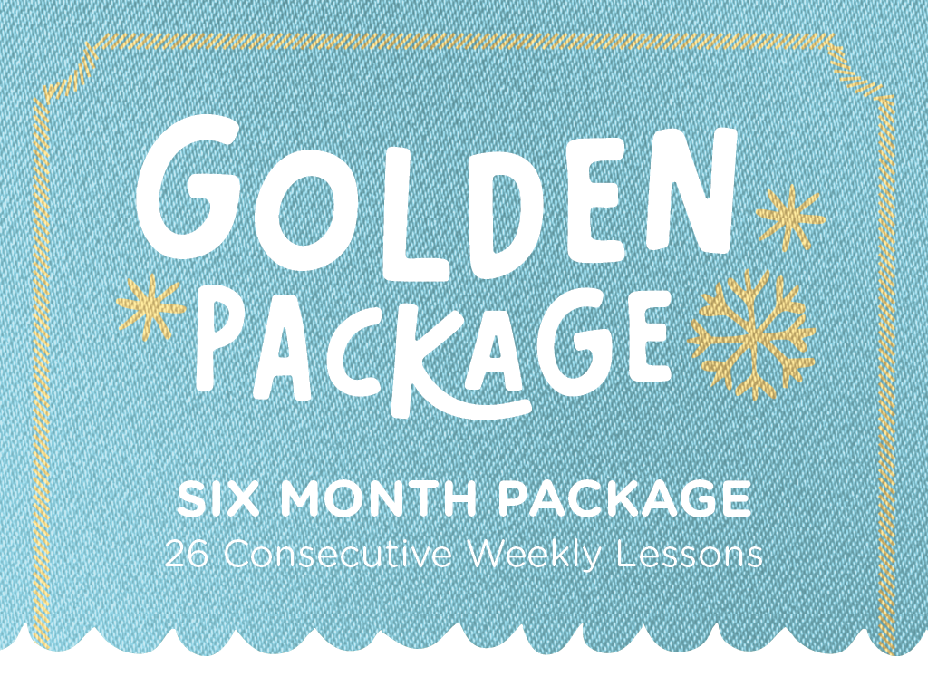 Golden Package - Six Month Package - 26 Consecutive Weekly Lessons
