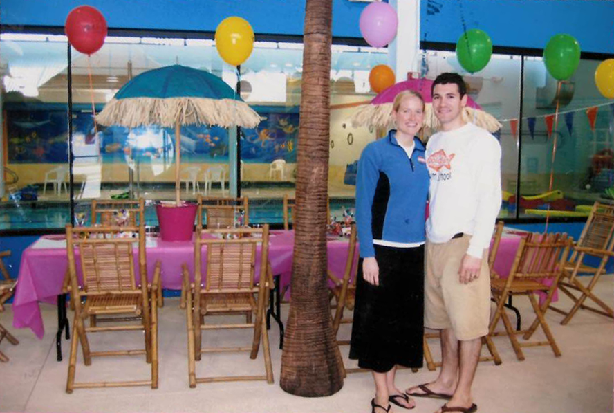 Chris and Jenny McCuiston founded Goldfish Swim School in Birmingham, MI, in 2006. Since then, it has grown to impact over 200 communities across North America.